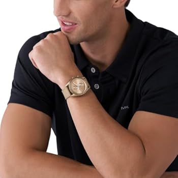  Shop Authentic Michael Kors Warren Chronograph Beige Dial Beige Nylon Strap Watch for Men - MK9145 - Luxxuri