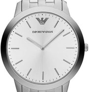  Shop Authentic Emporio Armani Classic Quartz Silver Dial Silver Steel Strap Watch For Men - AR1745 - Luxxuri