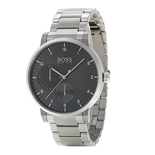  Shop Authentic Hugo Boss Oxygen Grey Dial Silver Steel Strap Watch for Men - 1513596 - Luxxuri