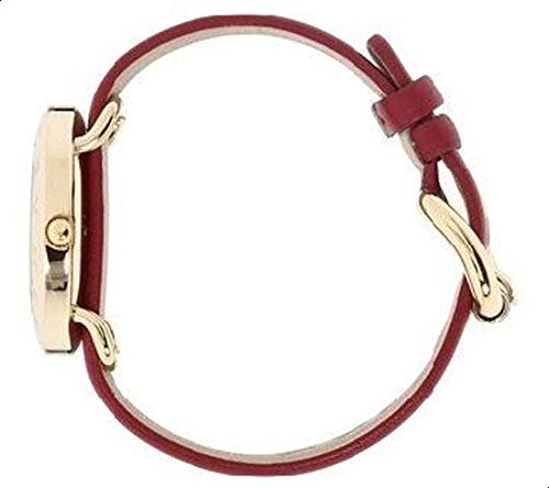  Shop Authentic Marc Jacobs Amy Red Dial Burgundy Leather Strap Watch for Women - MBM1152 - Luxxuri