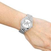  Shop Authentic Michael Kors Mini Slim Runway Silver Dial Silver Steel Strap Watch for Women - MK3548 - Luxxuri