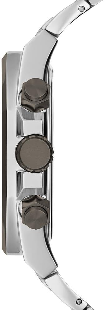  Shop Authentic Guess Empire Quartz Black Dial Silver Steel Strap Watch For Men - GW0489G1 - Luxxuri