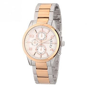  Shop Authentic Guess Exec Chronograph White Dial Two Tone Steel Strap Watch for Men - W0075G2 - Luxxuri