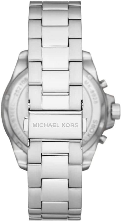  Shop Authentic Michael Kors Wren Chronograph Black Dial Silver Steel Strap Watch For Men - MK8880 - Luxxuri
