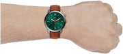  Shop Authentic Fossil Neutra Chronograph Green Dial Brown Leather Strap Watch for Men - FS5735 - Luxxuri
