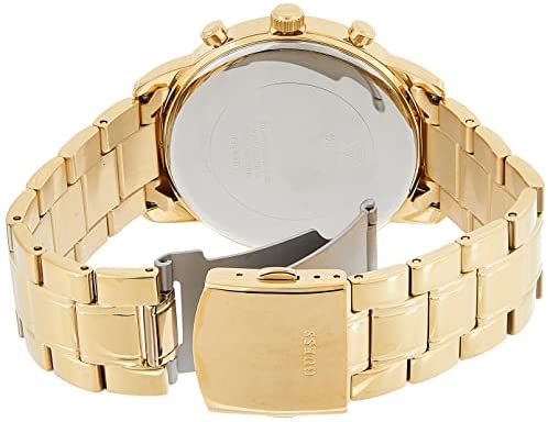  Shop Authentic Guess Hendrix Multifunction Black Dial Gold Steel Strap Watch for Men - W1309G2 - Luxxuri