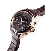  Shop Authentic Hugo Boss Driver Sport Chronograph Brown Dial Brown Leather Strap Watch for Men - 1513093 - Luxxuri