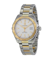  Shop Authentic Tag Heuer Aquaracer Automatic White Dial Two Tone Steel Strap Watch for Men - WAY2151.BD0912 - Luxxuri