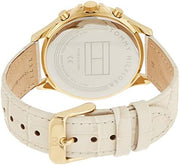  Shop Authentic Tommy Hilfiger Ari Diamonds White Dial Cream Leather Strap Watch for Women - 1781982 - Luxxuri