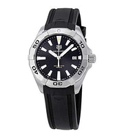  Shop Authentic Tag Heuer Aquaracer Quartz Black Dial Black Rubber Strap Watch for Men -  WBD1110.FT8021 - Luxxuri
