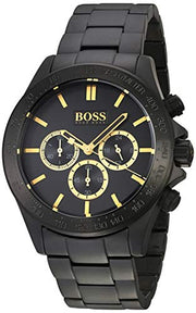  Shop Authentic Hugo Boss Ikon Black Dial Black Steel Strap Watch for Men - 1513278 - Luxxuri