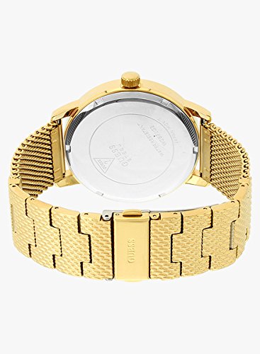  Shop Authentic Guess Delancy Black Dial Gold Mesh Bracelet Watch for Men - W0871G2 - Luxxuri