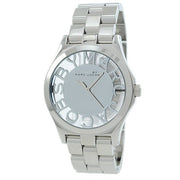  Shop Authentic Marc Jacobs Henry Transparent Silver Dial Silver Steel Strap Watch for Women - MBM3205 - Luxxuri