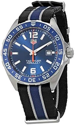  Shop Authentic Tag Heuer Formula 1 Chronograph Blue Dial Two Tone NATO Strap Watch for Men - CAZ1014.FC8197 - Luxxuri