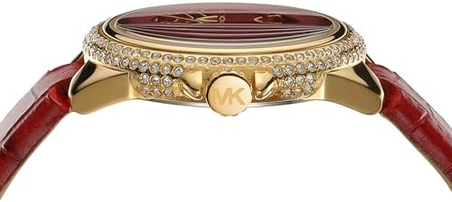  Shop Authentic Michael Kors Camille Three-Hand Red Dial Red Leather Strap Watch for Women - MK4750 - Luxxuri