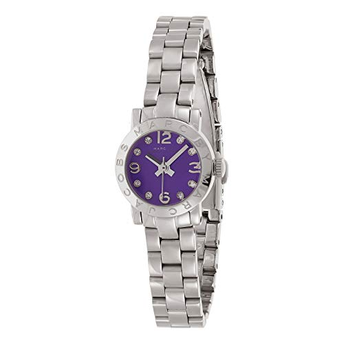  Shop Authentic Marc Jacobs Amy Purple Dial Silver Steel Strap Watch for Women - MBM3228 - Luxxuri