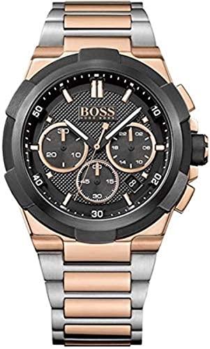  Shop Authentic Hugo Boss Supernova Black Dial Two Tone Steel Strap Watch for Men - 1513358 - Luxxuri