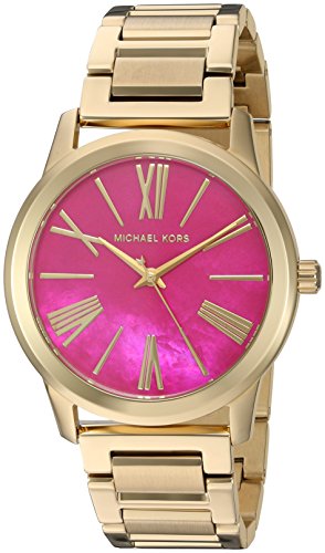  Shop Authentic Michael Kors Hartman Quartz Pink Dial Gold Steel Strap Watch For Women - MK3520 - Luxxuri