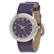  Shop Authentic Marc Jacobs Marc Purple Dial Purple Leather Strap Watch for Women - MBM8530 - Luxxuri