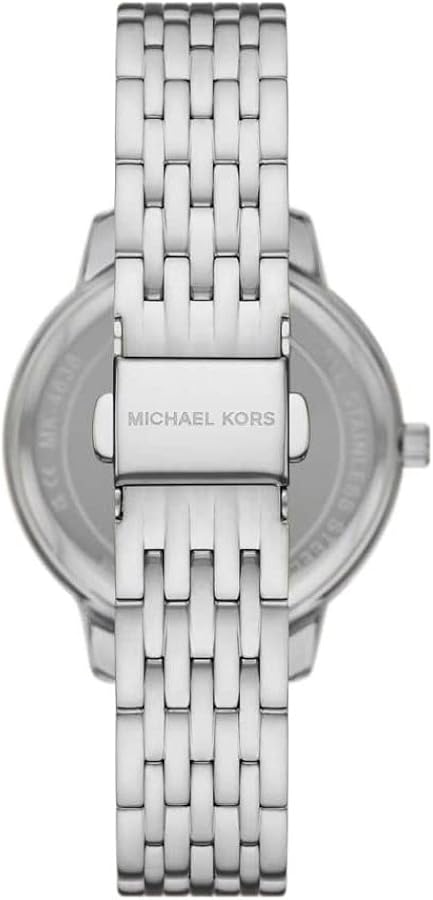  Shop Authentic Michael Kors Melissa Quartz Silver Dial Silver Steel Strap Watch for Women - MK1055 - Luxxuri
