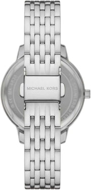  Shop Authentic Michael Kors Melissa Quartz Silver Dial Silver Steel Strap Watch for Women - MK1055 - Luxxuri
