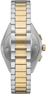  Shop Authentic Emporio Armani Claudio Chronograph Green Dial Two Tone Steel Strap Watch For Women - AR11511 - Luxxuri