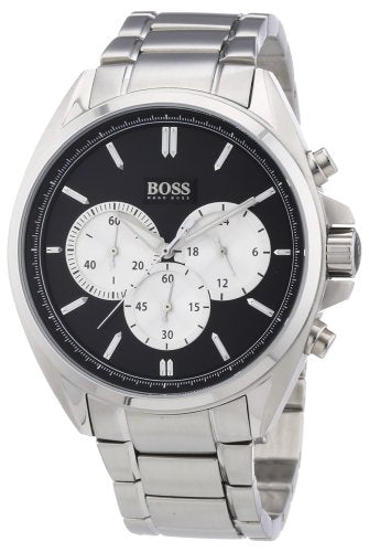  Shop Authentic Hugo Boss Driver Black Dial Silver Steel Strap Watch for Men - 1512883 - Luxxuri
