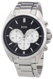  Shop Authentic Hugo Boss Driver Black Dial Silver Steel Strap Watch for Men - 1512883 - Luxxuri