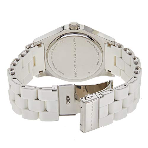  Shop Authentic Marc Jacobs Rock White Dial White Silicone Strap Watch for Women - MBM2532 - Luxxuri