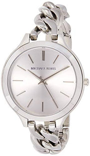  Shop Authentic Michael Kors Slim Runway Silver Dial Silver Steel Strap Watch for Women - MK3279 - Luxxuri
