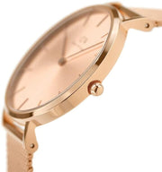  Shop Authentic Daniel Wellington Petite Rose Gold Dial Rose Gold Mesh Bracelet Watch For Women - DW00100471 - Luxxuri