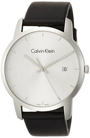  Shop Authentic Calvin Klein City Silver Dial Black Steel Strap Watch for Men - K2G2G1CX - Luxxuri
