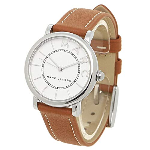  Shop Authentic Marc Jacobs Roxy Silver Dial Brown Leather Strap Watch for Women - MJ1572 - Luxxuri