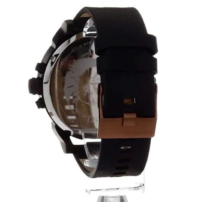  Shop Authentic Diesel Mr Daddy 2.0 Chronograph Black Dial Black Steel Strap Watch For Men - DZ7400 - Luxxuri