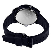  Shop Authentic Tommy Hilfiger Denim Black Dial Black Rubber Strap Watch for Men - 1791555 - Luxxuri