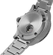  Shop Authentic Emporio Armani Meccanico Automatic Blue Dial Silver Steel Strap Watch For Men - AR60059 - Luxxuri