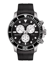  Shop Authentic Tissot Seastar 1000 Chronograph Black Dial Black Rubber Strap Watch For Men - T120.417.17.051.00 - Luxxuri