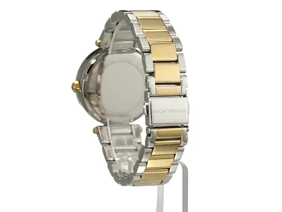  Shop Authentic Michael Kors Parker White Dial Two Tone Steel Strap Watch for Women - MK6055 - Luxxuri