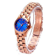  Shop Authentic Marc Jacobs Henry Dinky Blue Dial Rose Gold Steel Strap Watch for Women - MBM3204 - Luxxuri