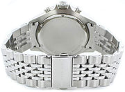  Shop Authentic Michael Kors Bayville Chronograph Black Dial Silver Steel Strap Watch For Men - MK8749 - Luxxuri