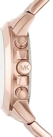  Shop Authentic Michael Kors Runway Chronograph Rose Gold Dial Rose Gold Steel Strap Watch For Women - MK5778 - Luxxuri