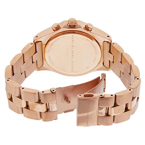  Shop Authentic Marc Jacobs Blade Chronograph White Dial Rose Gold Steel Strap Watch for Women - MBM3082 - Luxxuri