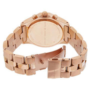  Shop Authentic Marc Jacobs Blade Chronograph White Dial Rose Gold Steel Strap Watch for Women - MBM3082 - Luxxuri