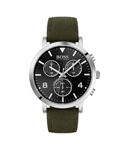  Shop Authentic Hugo Boss Vesada Grey Dial Green Nylon Strap Watch for Men - 1513692 - Luxxuri