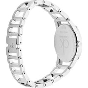  Shop Authentic Calvin Klein Stately Black Dial Silver Steel Strap Watch for Women - K3G2312S - Luxxuri