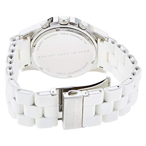  Shop Authentic Marc Jacobs Pelly White Dial White Silicone Strap Watch for Women - MBM2565 - Luxxuri