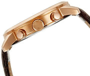  Shop Authentic Guess Horizon Quartz Champagne Dial Brown Leather Strap Watch For Women - W0380G4 - Luxxuri
