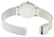  Shop Authentic Calvin Klein Minimal Grey Dial Silver Mesh Bracelet Watch for Men - K3M52154 - Luxxuri