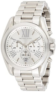  Shop Authentic Michael Kors Bradshaw Silver Dial Silver Steel Strap Watch for Men - MK5535 - Luxxuri