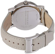  Shop Authentic Burberry Heritage Grey Dial Beige Leather Strap Unisex Watch - BU1754 - Luxxuri